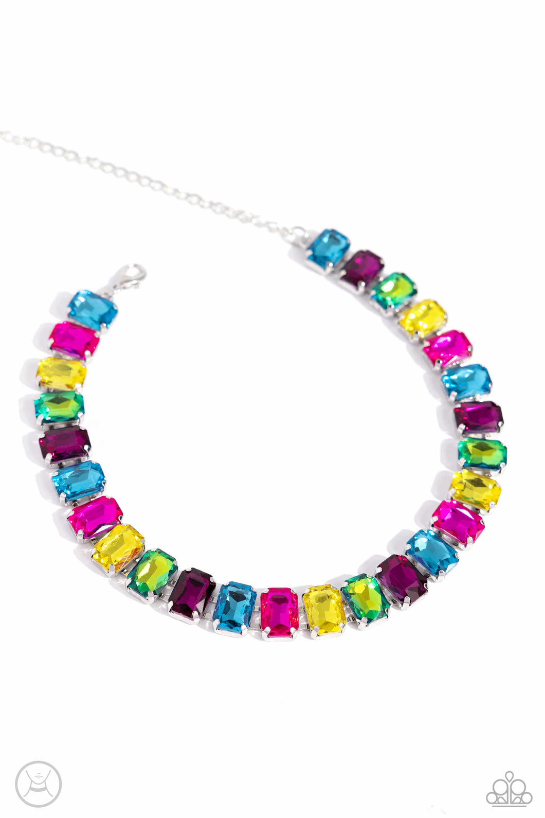 Ecstatic Emeralds - Multicolor Necklace