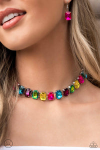 Ecstatic Emeralds - Multicolor Necklace