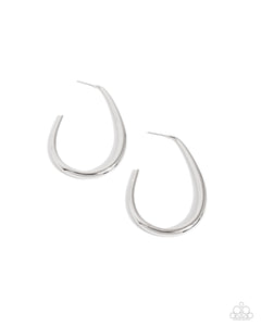 Exclusive Element - Silver Hoop Earrings