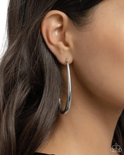 Load image into Gallery viewer, Exclusive Element - Silver Hoop Earrings
