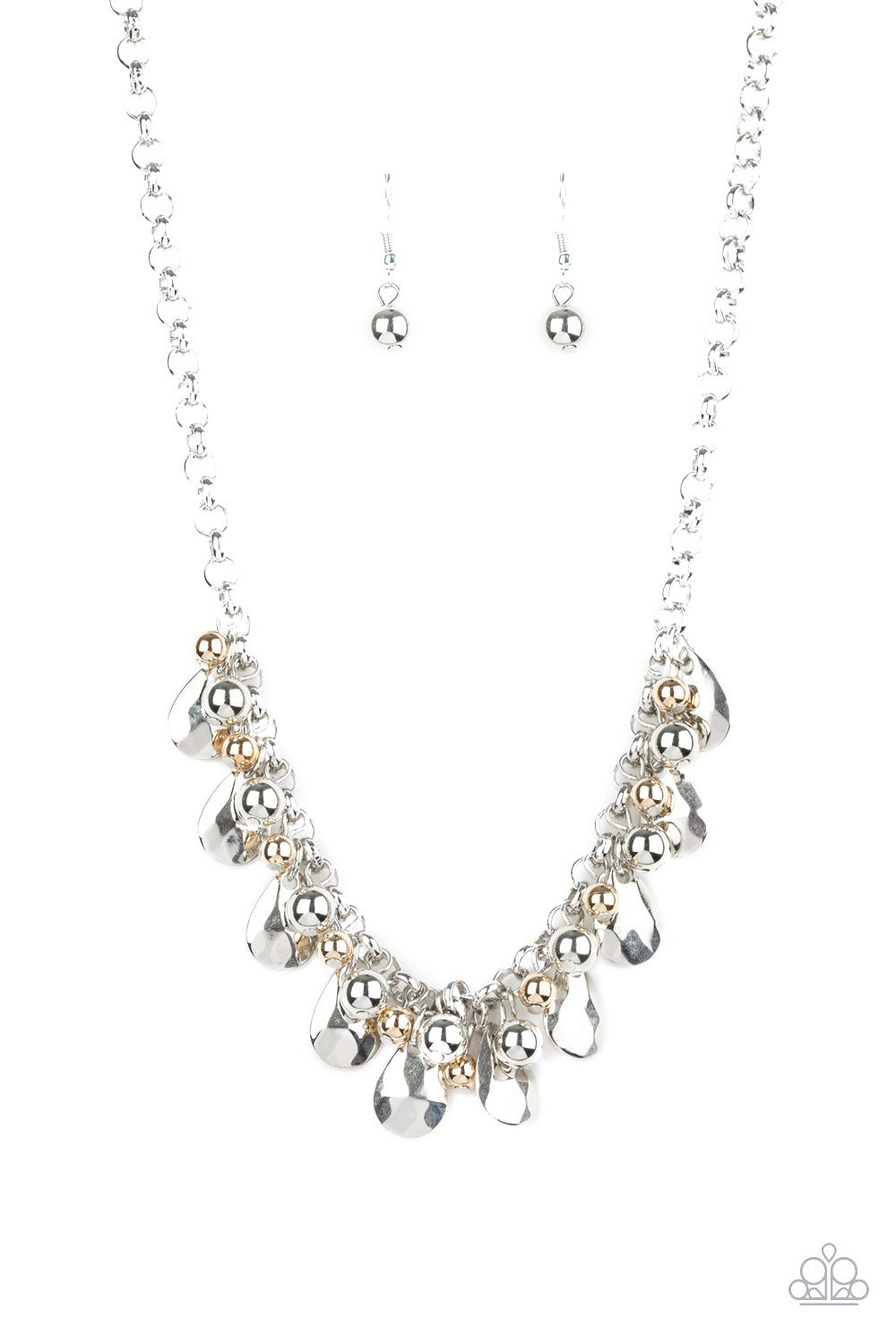 Stage Stunner - Silver Necklace